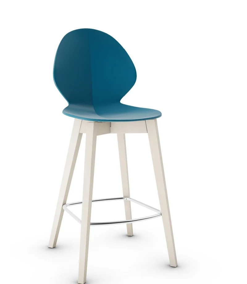 Tabouret Calligaris - Basil (Pieds en bois) CS1495