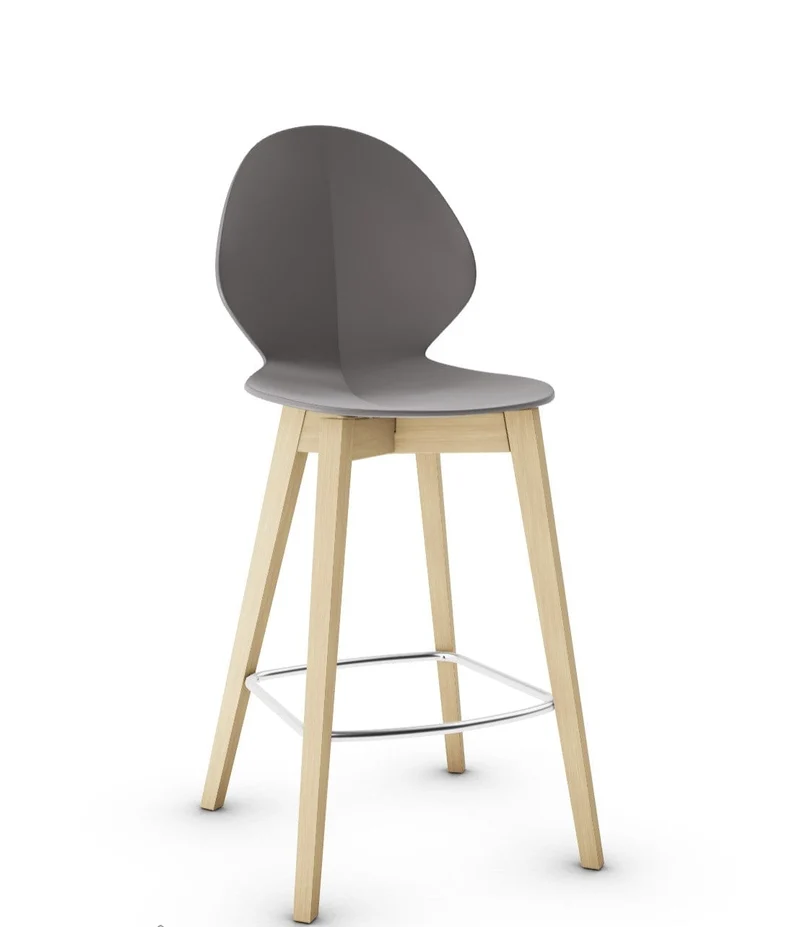 Tabouret Calligaris - Basil (Pieds en bois) CS1495