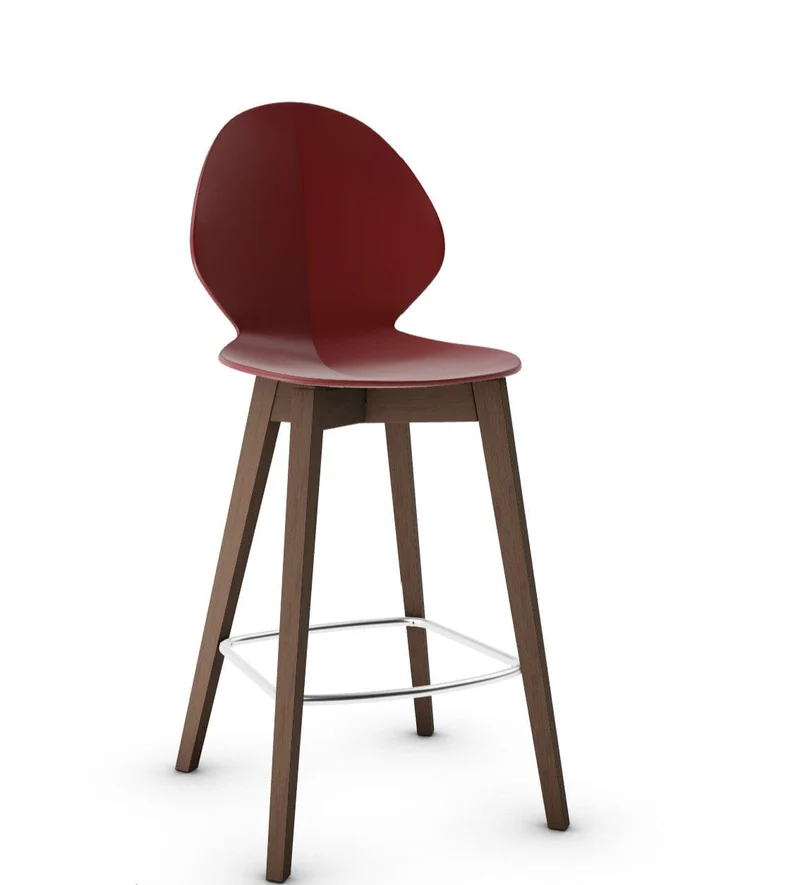 Tabouret Calligaris - Basil (Pieds en bois) CS1495
