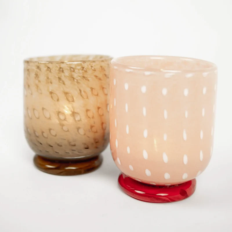 Photophore / vase taupe