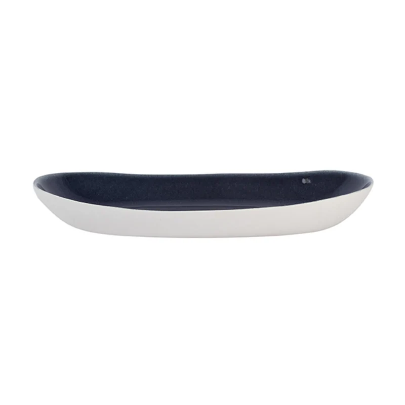 Plat allongé Maguelone Bleu nuit
