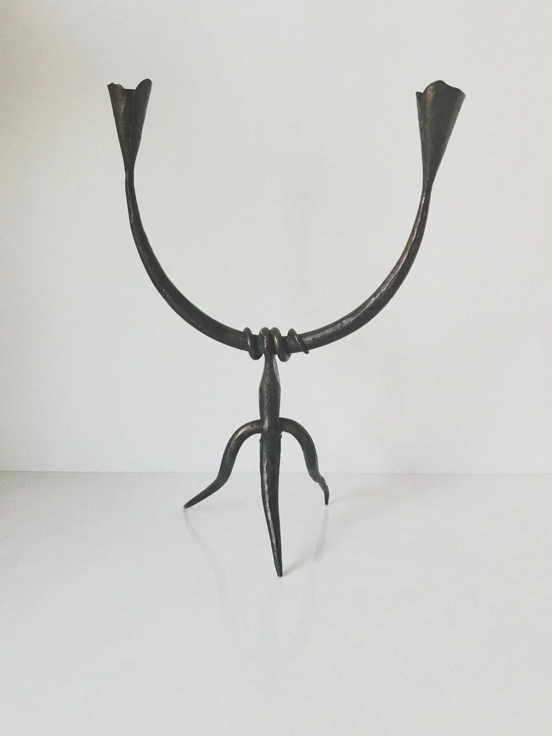 Metal Artisan Candleholder, Poland