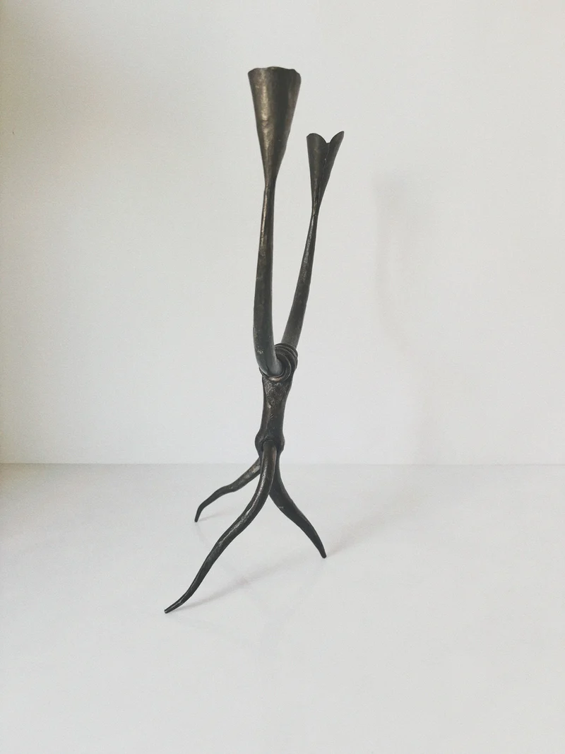 Metal Artisan Candleholder, Poland