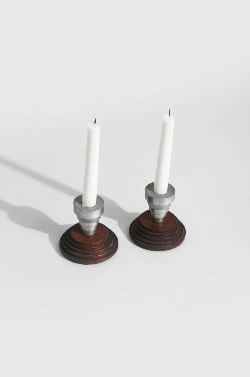 Stair Step Candleholder Set