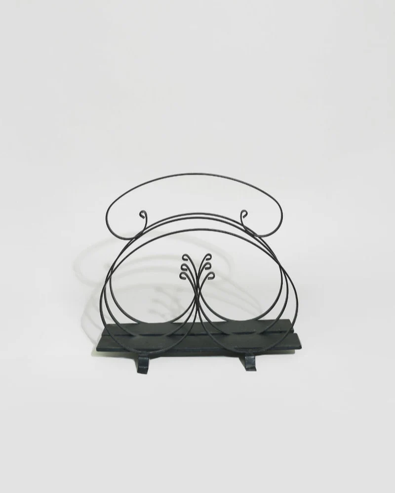 Iron Magazine Rack