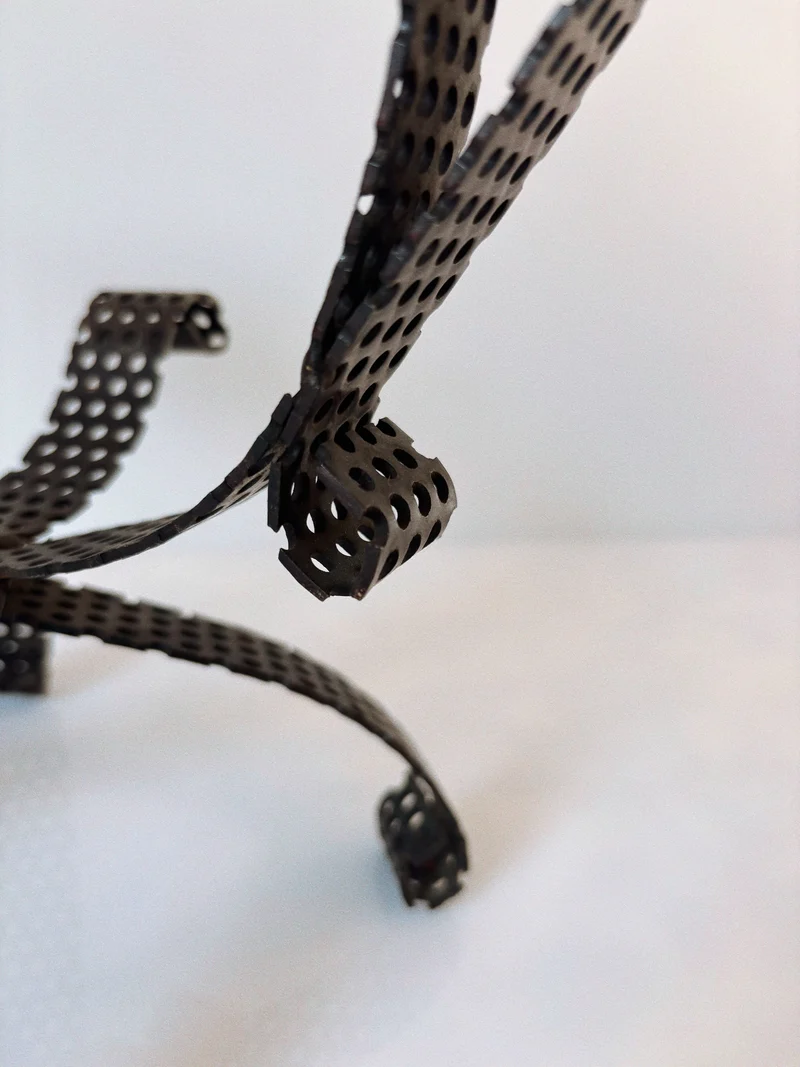 Handmade Metal 3 Arm Candleholder, Poland