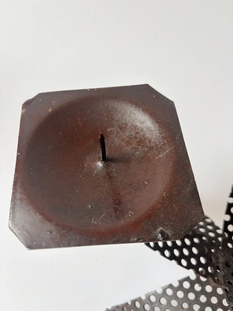 Handmade Metal 3 Arm Candleholder, Poland