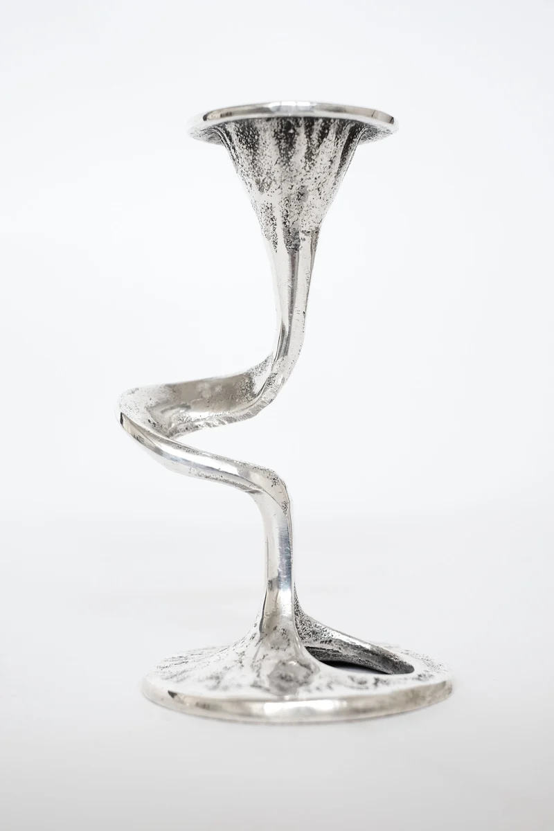 Silver-Plated Candle Holder Set 1950s
