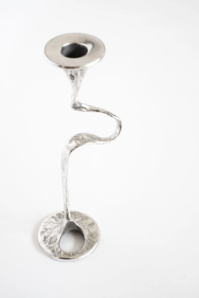 Silver-Plated Candle Holder Set 1950s
