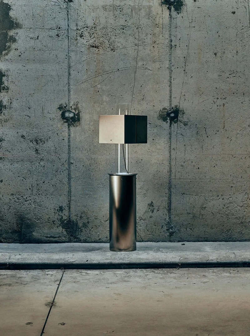 Metal Floating Stainless Steel Table Lamp