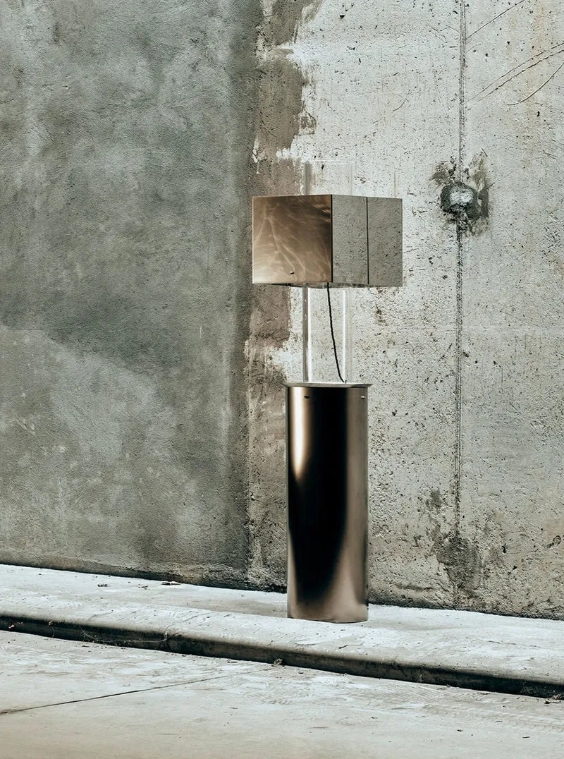 Metal Floating Stainless Steel Table Lamp