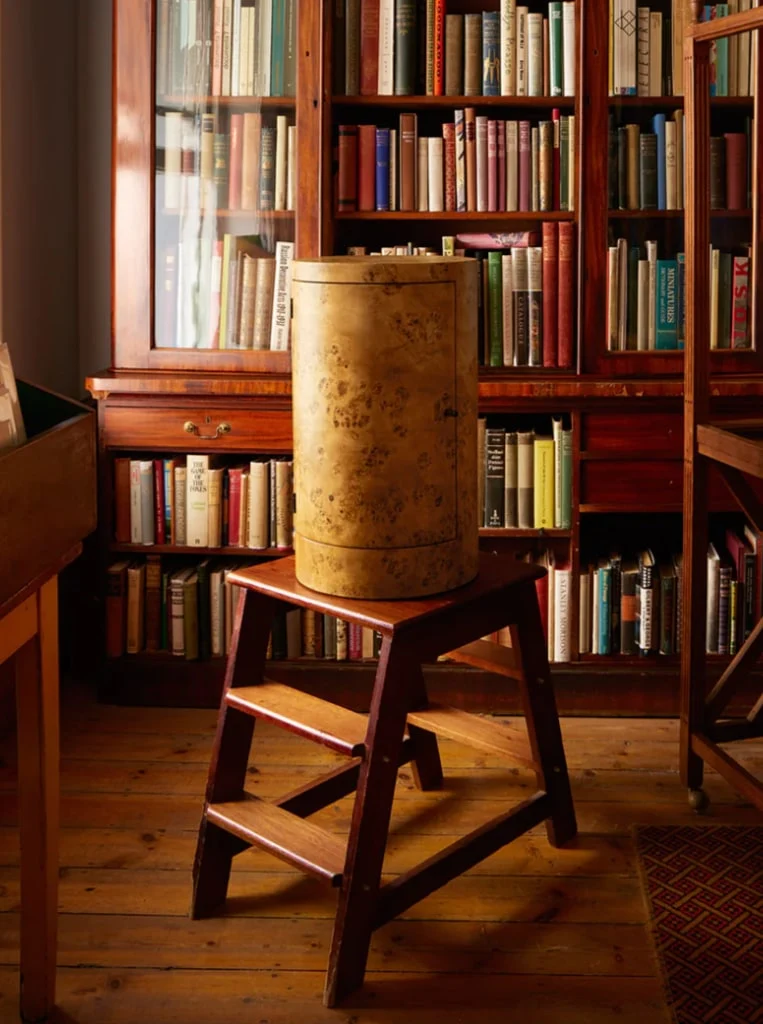 Pair of Constant Nightstand in Poplar Burl