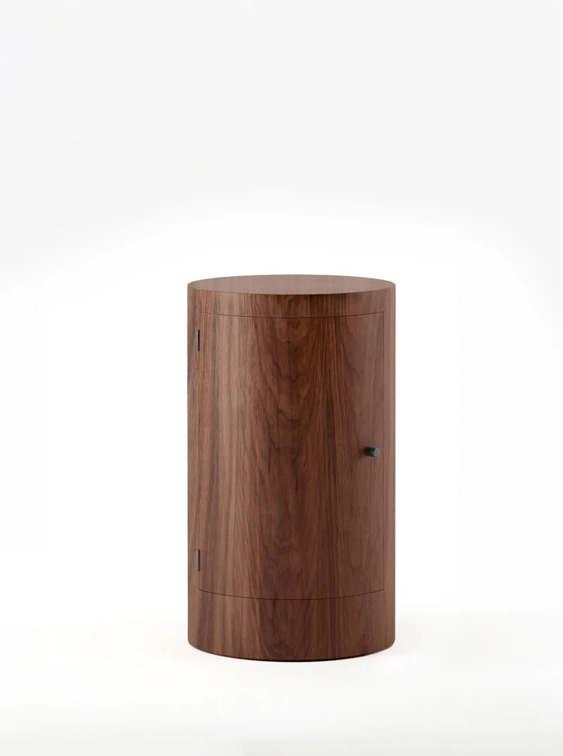 Pair of Constant Nightstand in Oiled Walnut