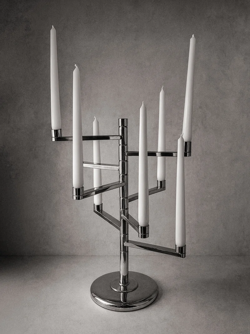 Silver-plated Candelabra by Lambert 80s