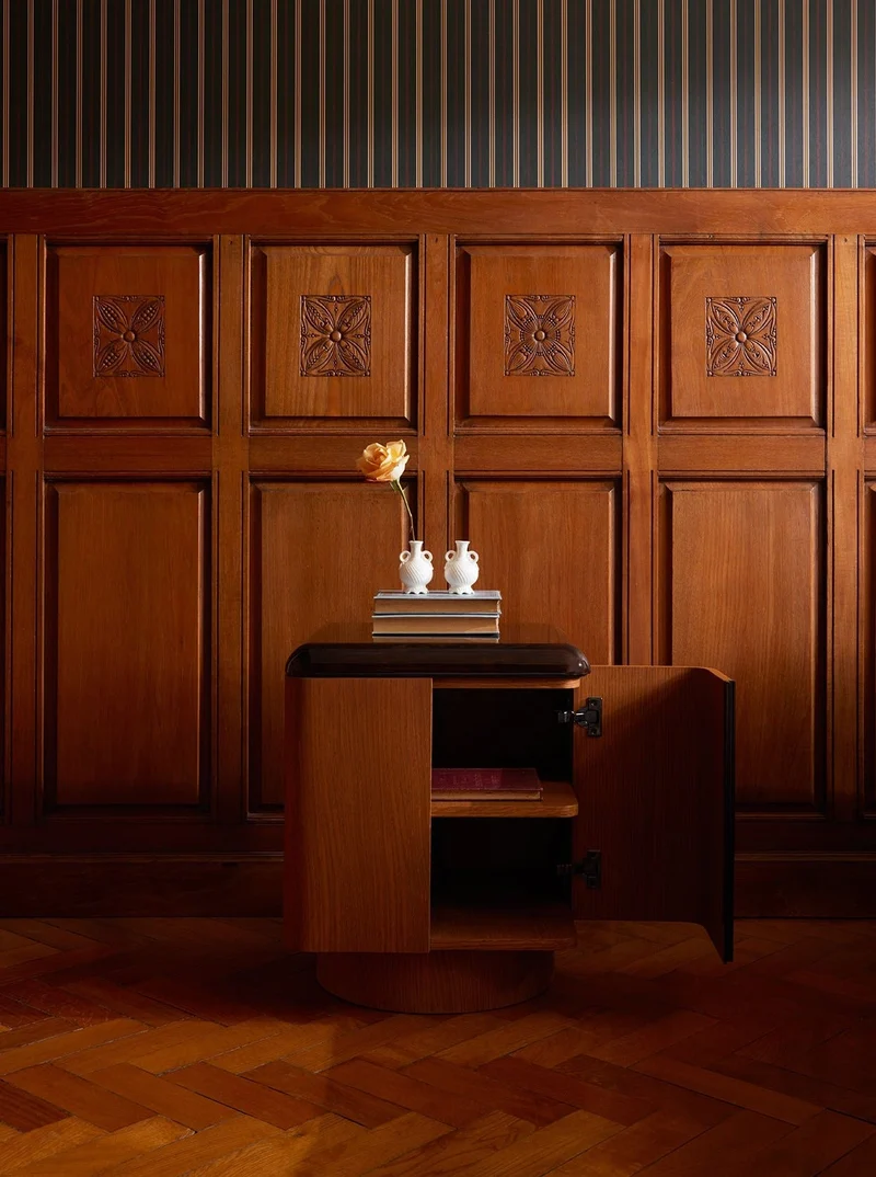 Pair of Various Positions Nightstands