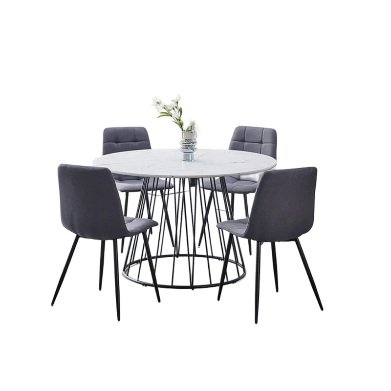 Marble Round Dining Set – Model T-1590