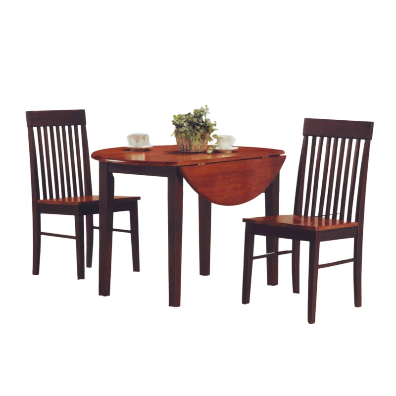 Dirty Oak Drop Leaf Dining Set – Model IF-1012