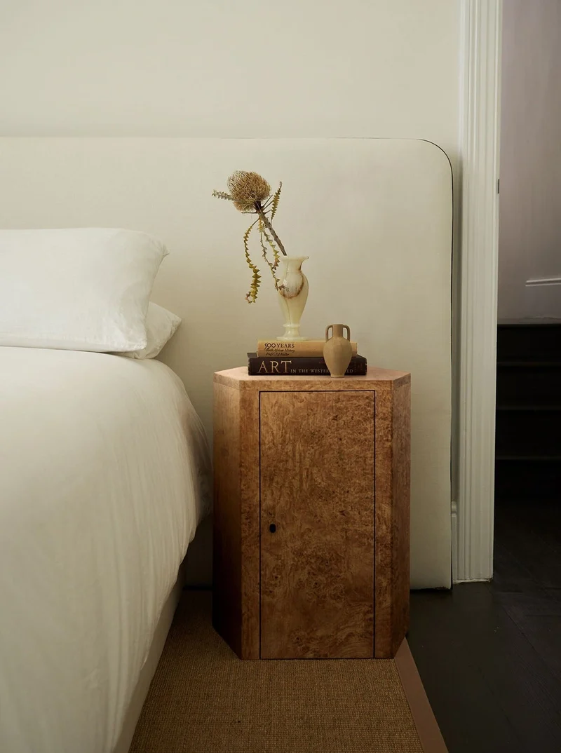 Pair of Park Night Stands in Poplar Burl