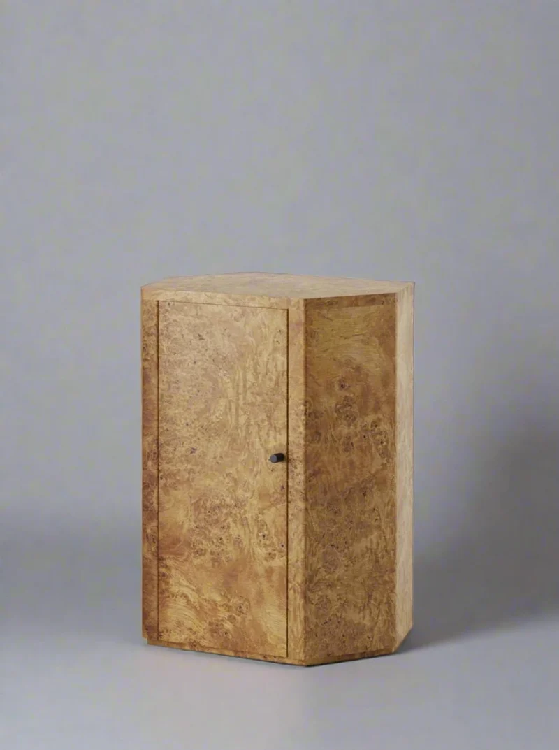 Pair of Park Night Stands in Poplar Burl