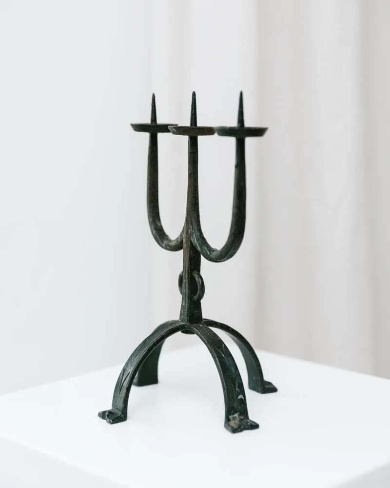 Iron Candleholder 70s