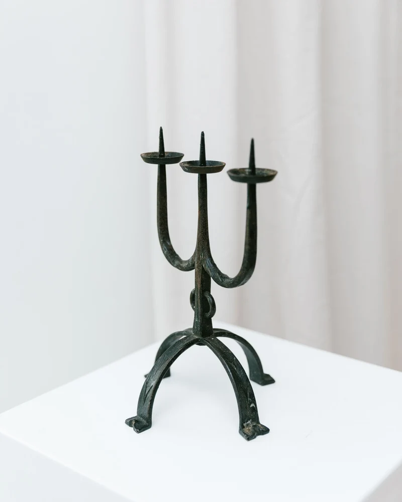 Iron Candleholder 70s