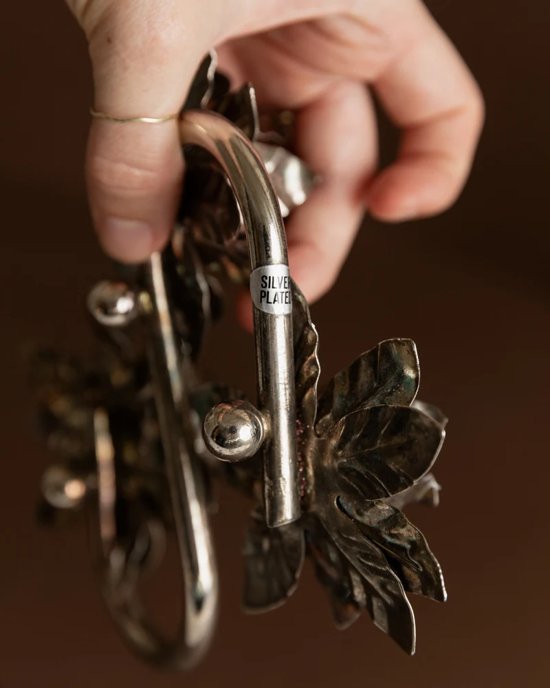 Silver Plated Vintage Candleholders