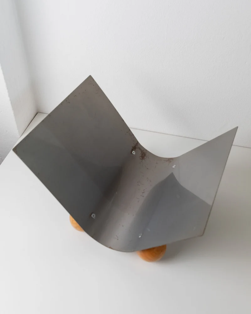 Vintage Metal Magazine Rack