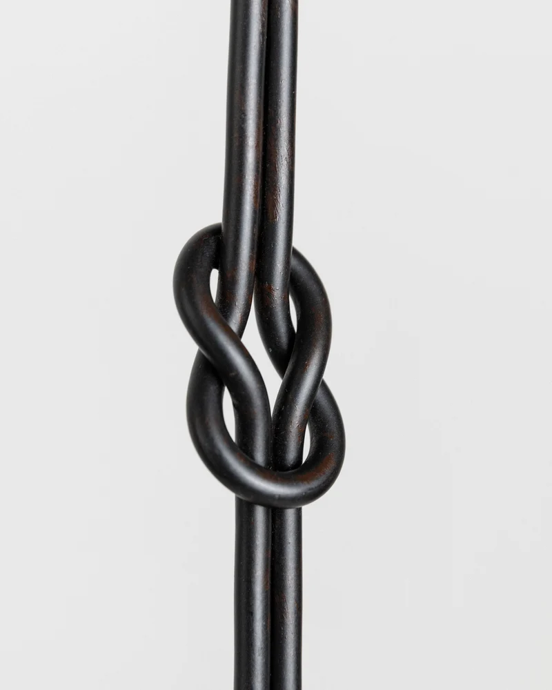 Candleholder Hand-forged Iron - Italy 1970s