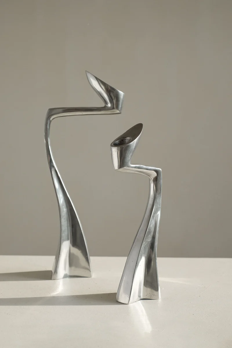 Pair of Candleholders by Matthew Hilton 80's