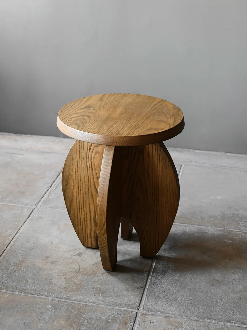'Fusée' Stained Oak Side Table