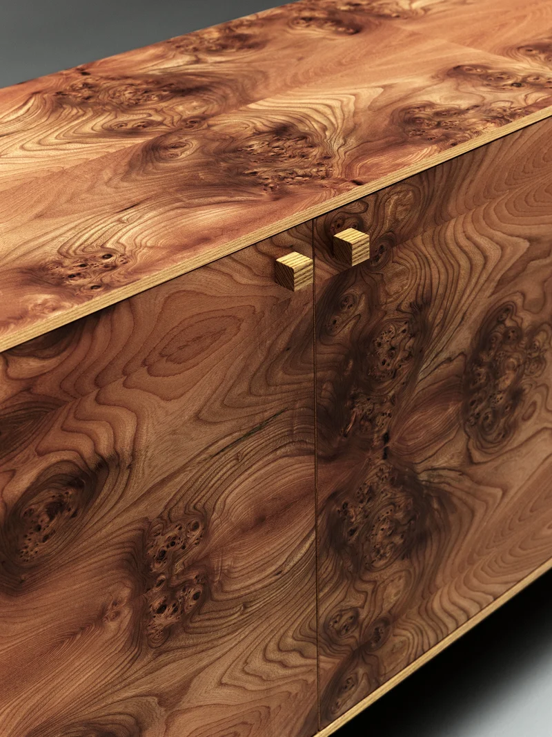 The 'Elm Burl' Sideboard