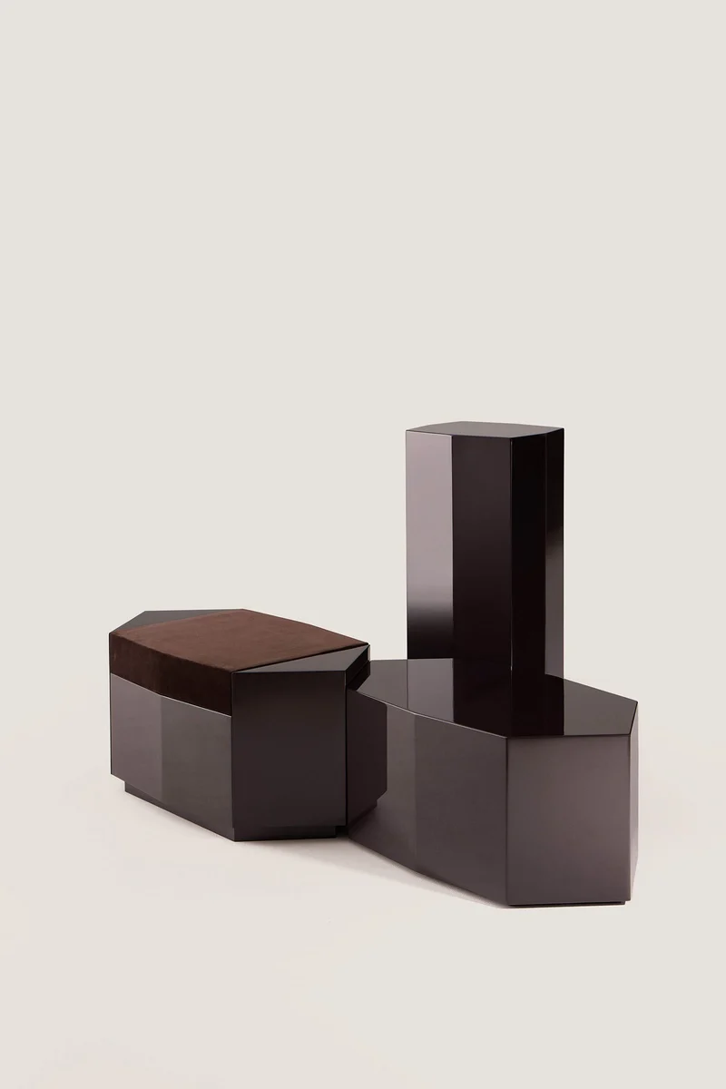 Ame I Lacquer Ottoman