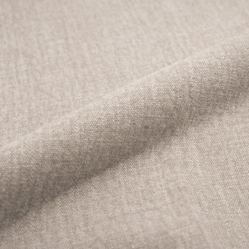 Canapé convertible 3 places Céleste en tissu effet lin beige