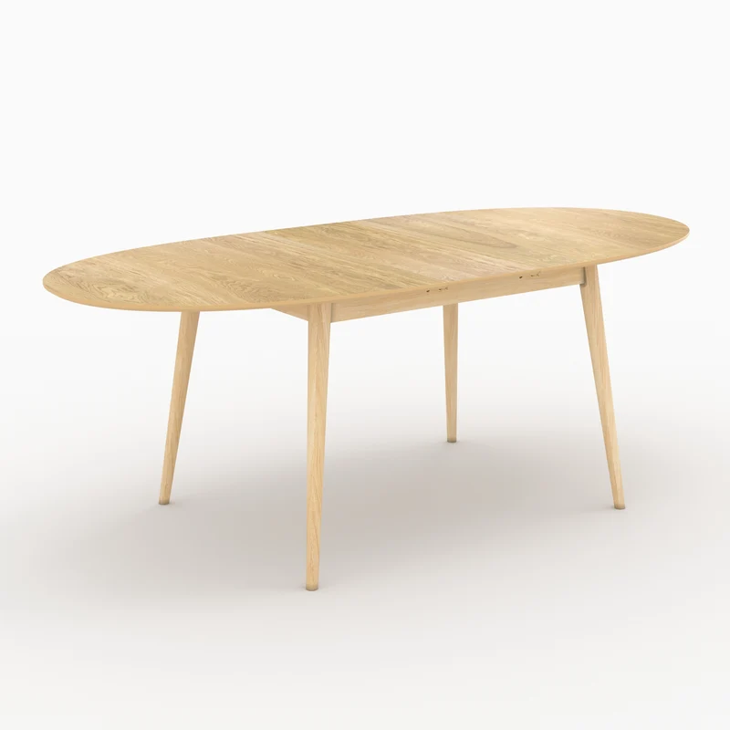 Table et chaises Eddy en bois clair 6 personnes