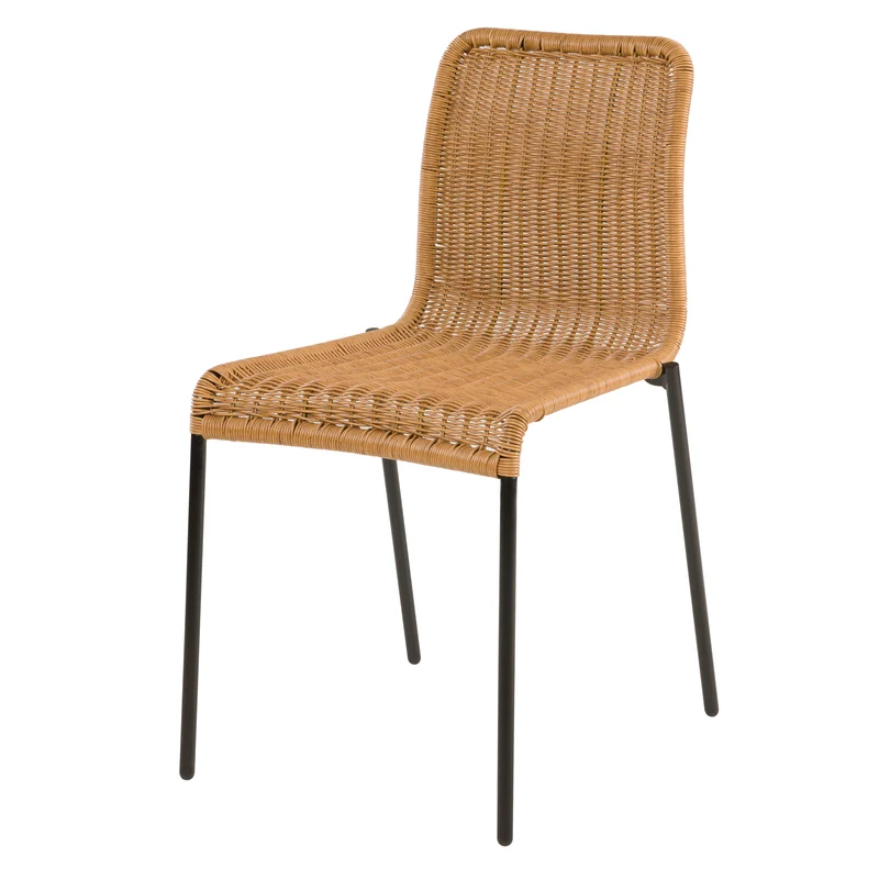 Table et chaises de jardin Tunga 8 personnes en bois et résine
