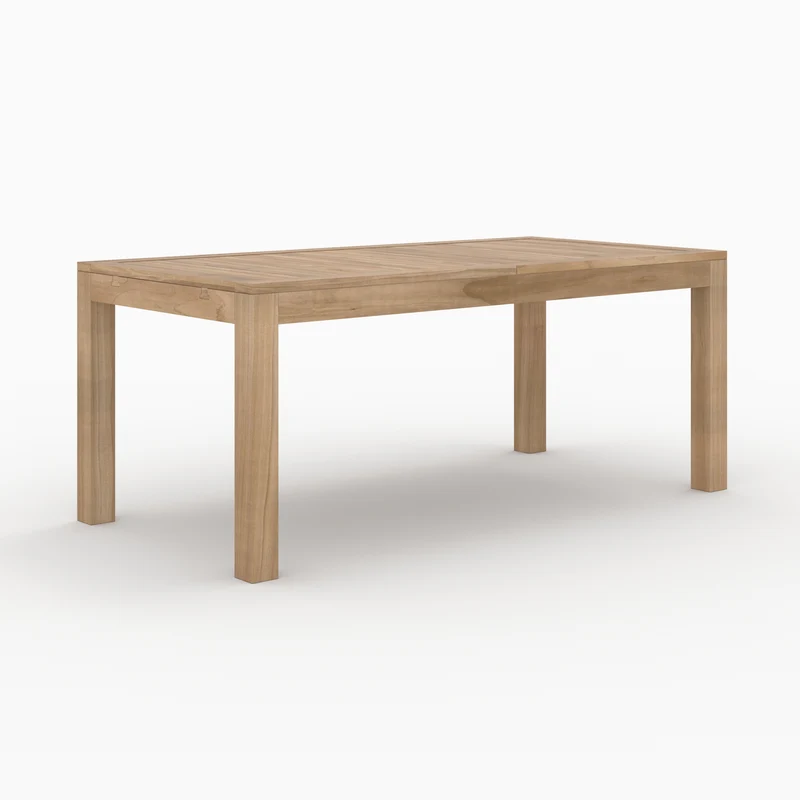 Table et chaises de jardin Tiptur 8 personnes en bois et résine