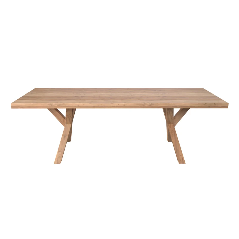 Table et chaises de jardin Soraya 8 personnes en teck massif