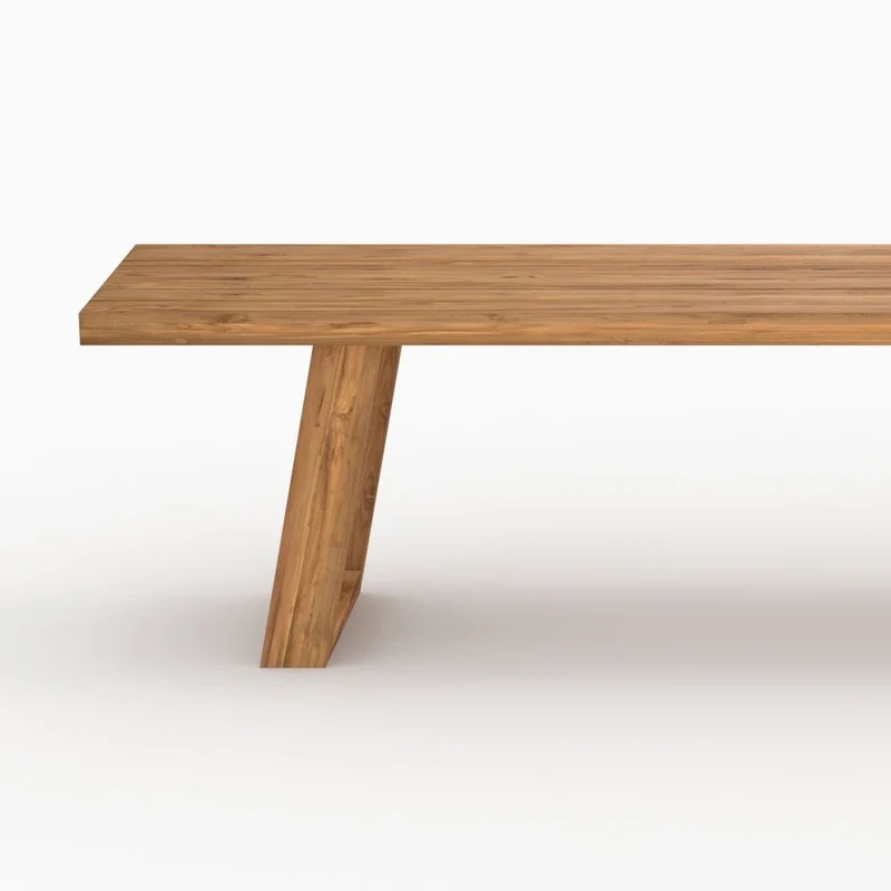 Table et bancs de jardin Luma 10 personnes en bois