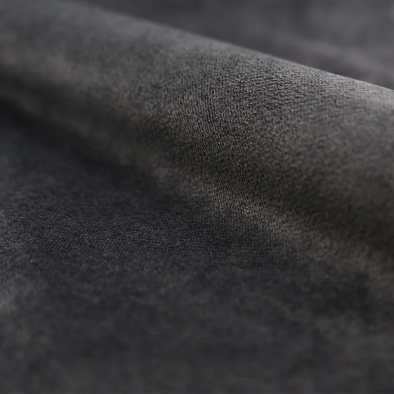 Pack 4 chaises Vinni en velours gris et bleu