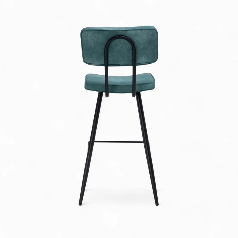 Pack 4 chaises pour îlot central Texas bleues et jaunes 66 cm