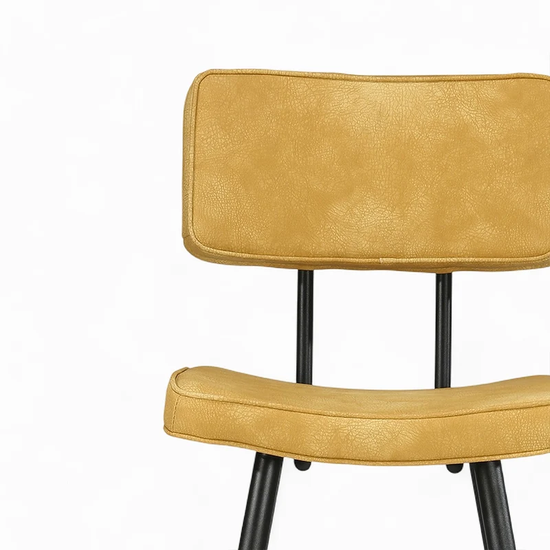 Pack 4 chaises pour îlot central Texas bleues et jaunes 66 cm
