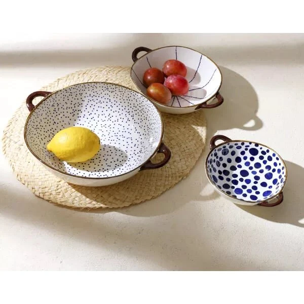 Plat en porcelaine S