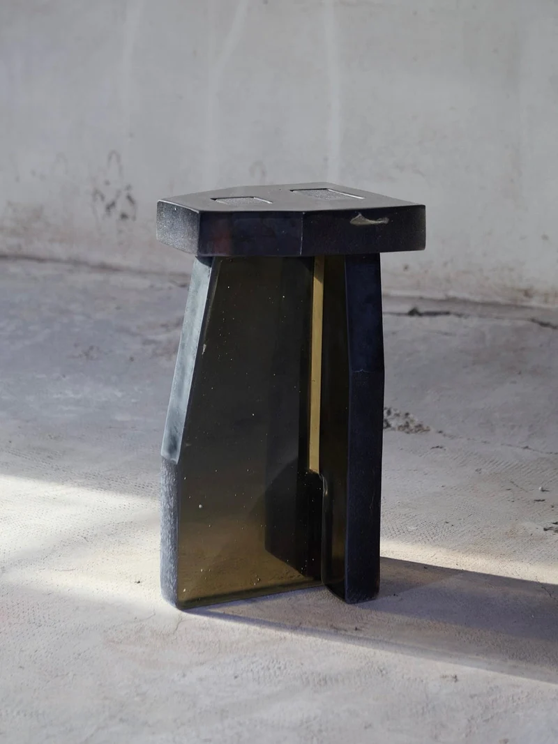 'Vera' Glass Side Table