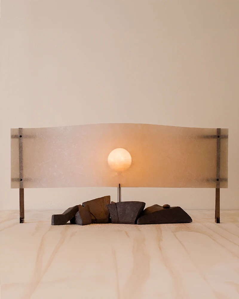 'Sunrise' Stoneware Table Lamp