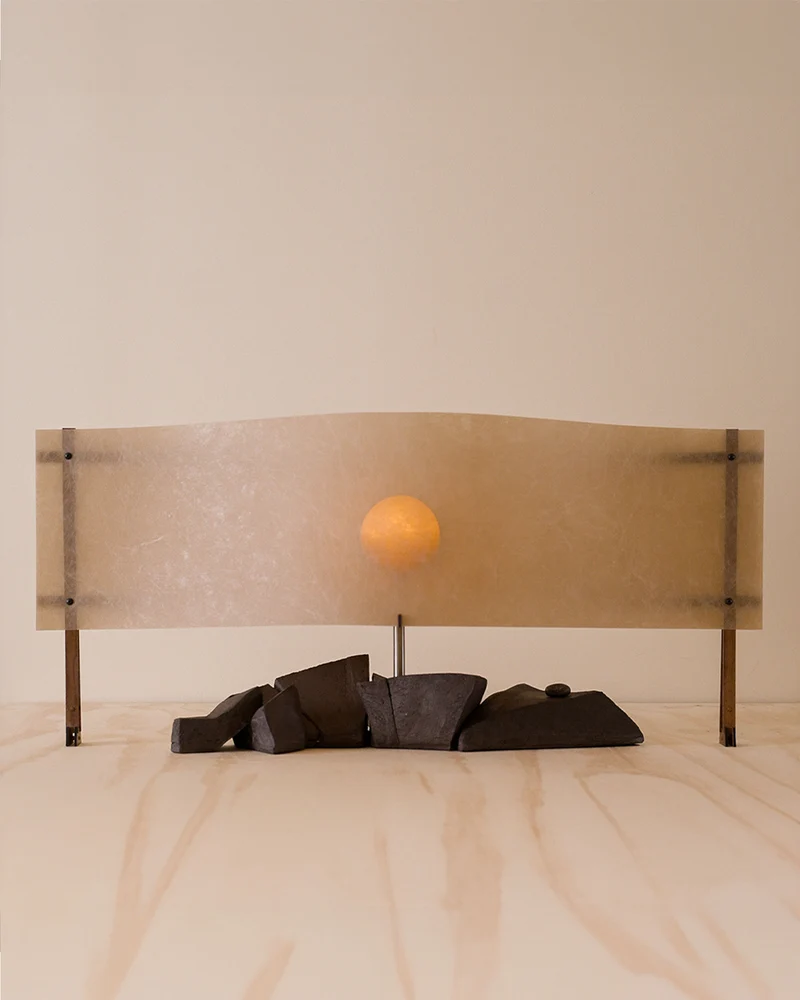 'Sunrise' Stoneware Table Lamp