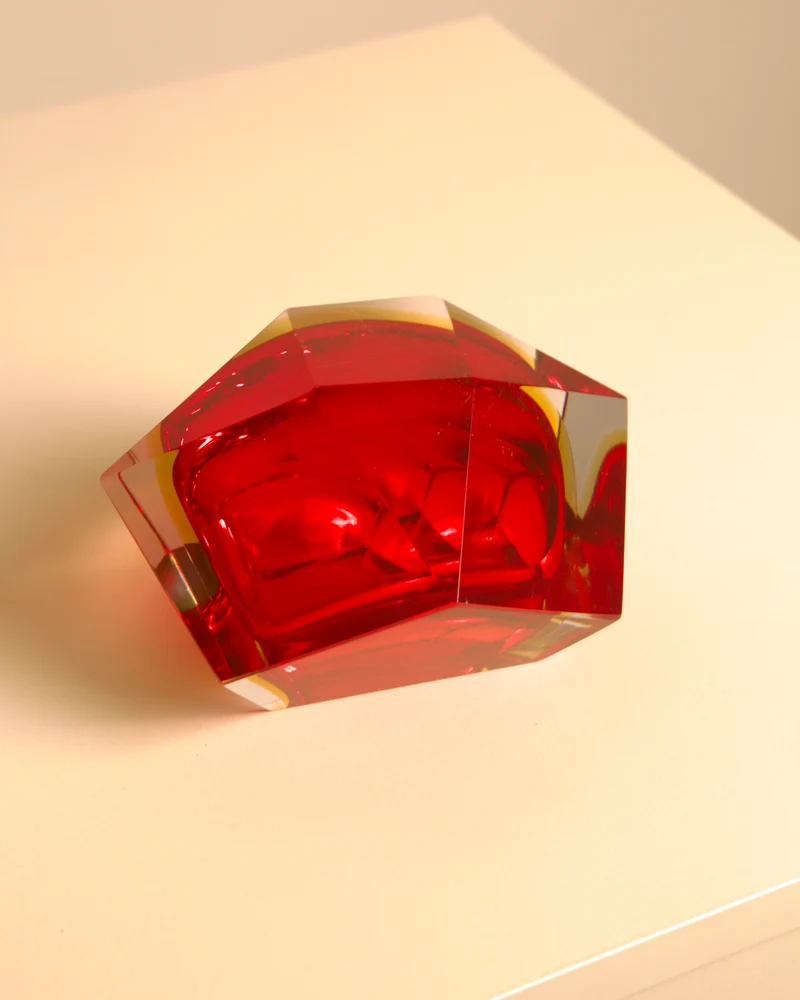 "Diamond" Tray by Flavio Poli for V. Nason C, 1960s
