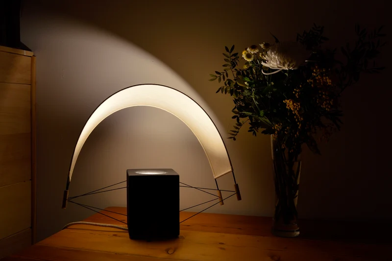Parametric Design Table Lamps in Black Terracotta