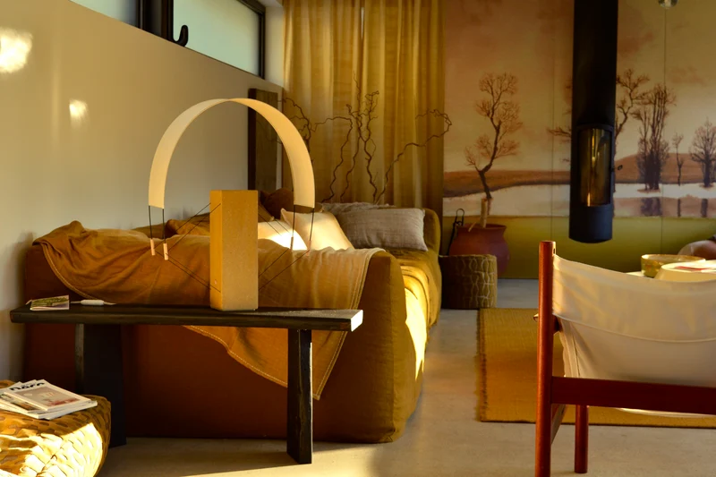 Coastal Modern Table Lamps in Raw clay - Lumia - Collection Aura