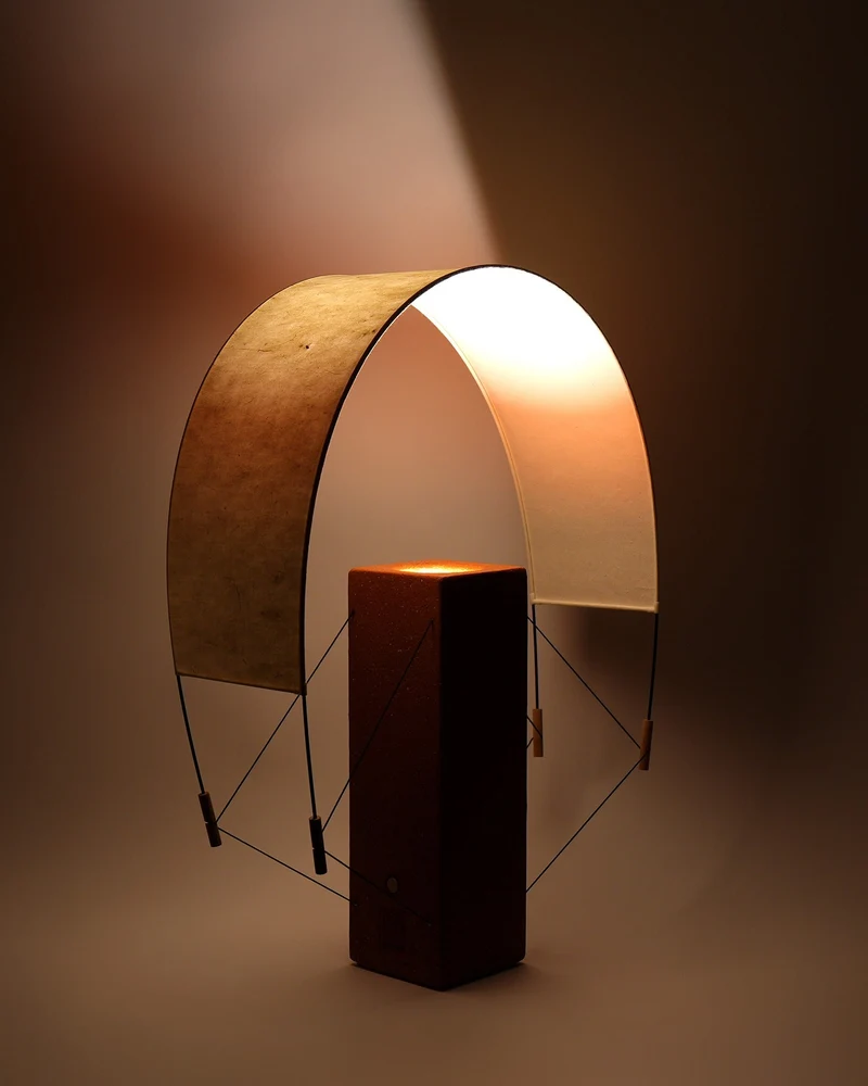 Coastal Modern Table Lamps in Terracotta - Lumia - Collection Aura