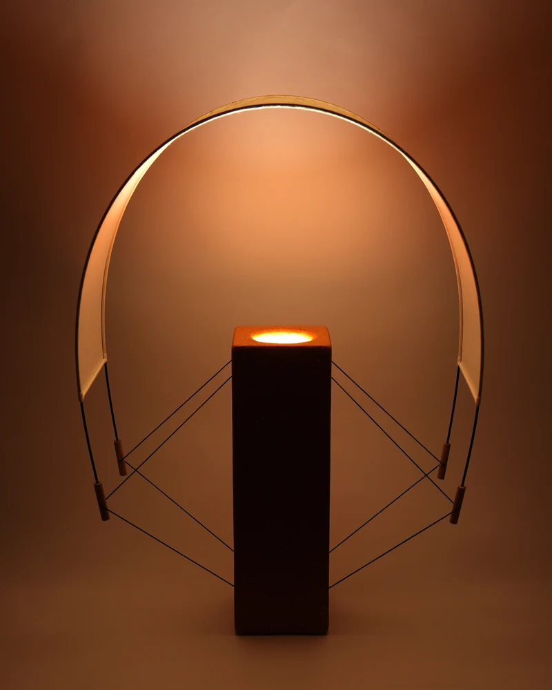 Coastal Modern Table Lamps in Terracotta - Lumia - Collection Aura